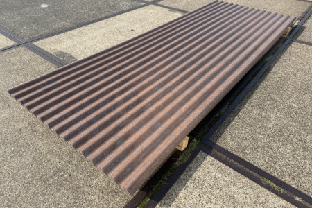Nieuw golfplaten Corten-Look!